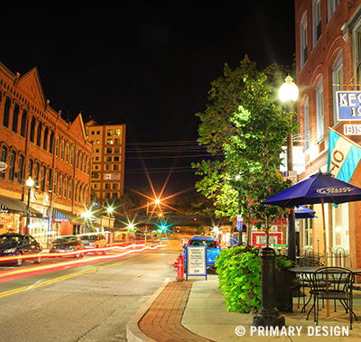 Haverhill MA at night